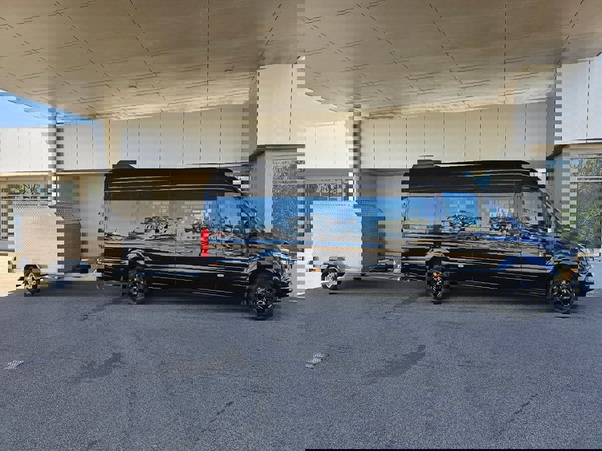 Platinum Vip Mercedes Sprinter 13 Pax With Trailer 1